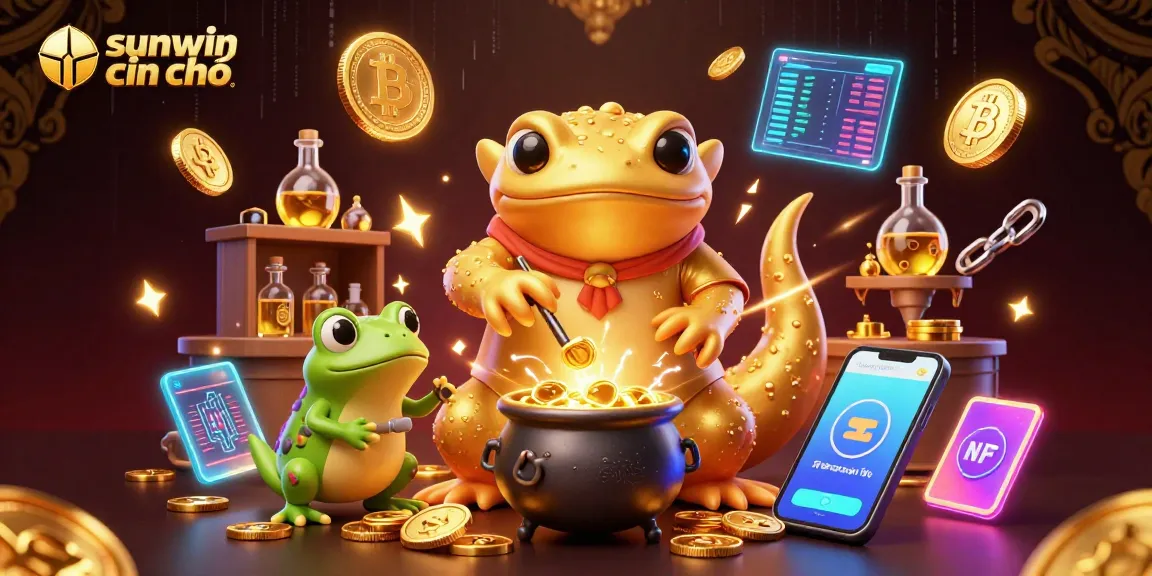 Engage in vibrant gaming at sunwin chính chủ with dynamic elements of gold coins, alchemy, and crypto.